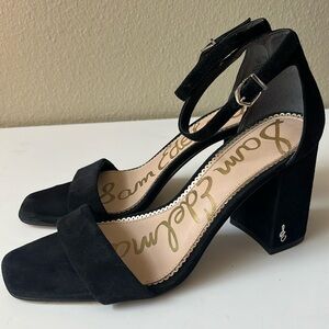 Sam Edelman Daniella Black‎ Suede Size 8